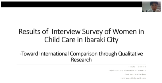発表を行うDr.三品拓人