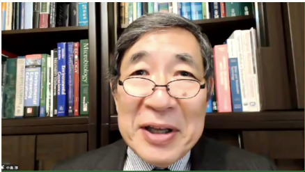 開会挨拶を行う中島淳教授