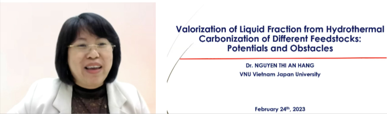 講演を行うDr. NGUYEN Thi An Hang