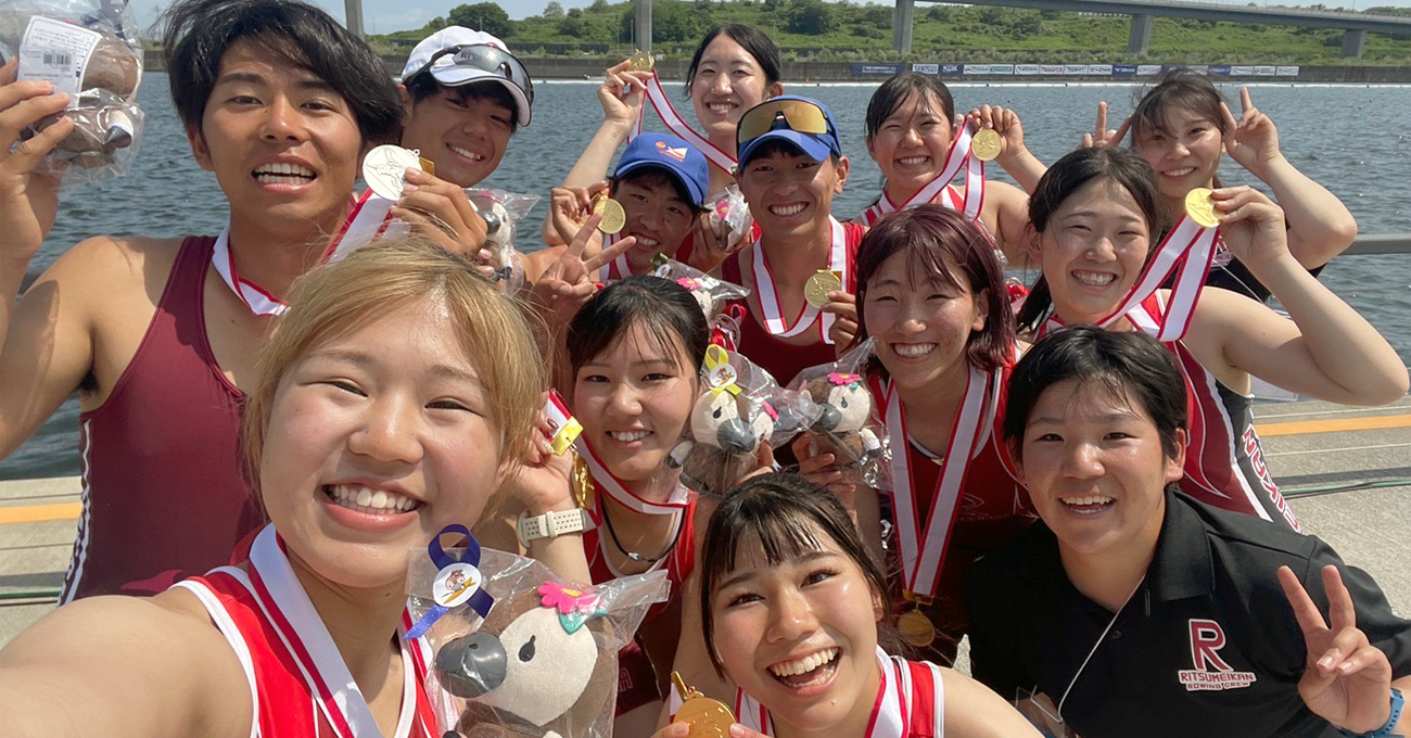 ボート部が第101回全日本ローイング選手権大会で３種目優勝