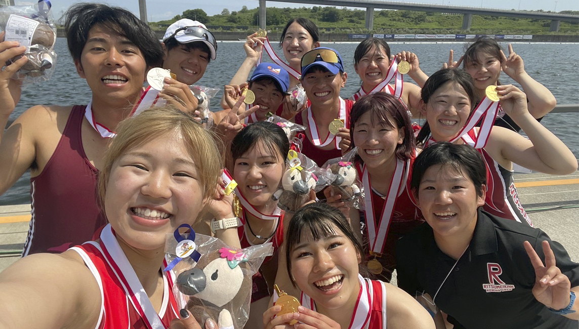 ボート部が第101回全日本ローイング選手権大会で３種目優勝