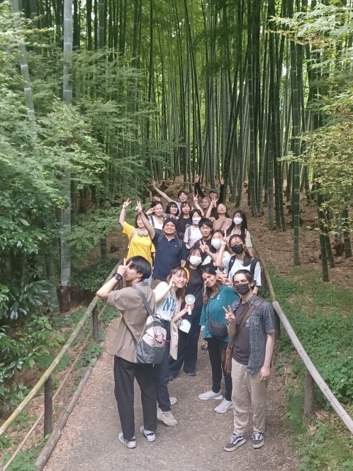 高台寺散策の様子