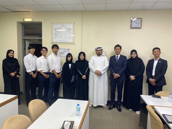 アラブ首長国連邦（UAE）にある日系・現地石油関連会社でインターンシップに参加しました