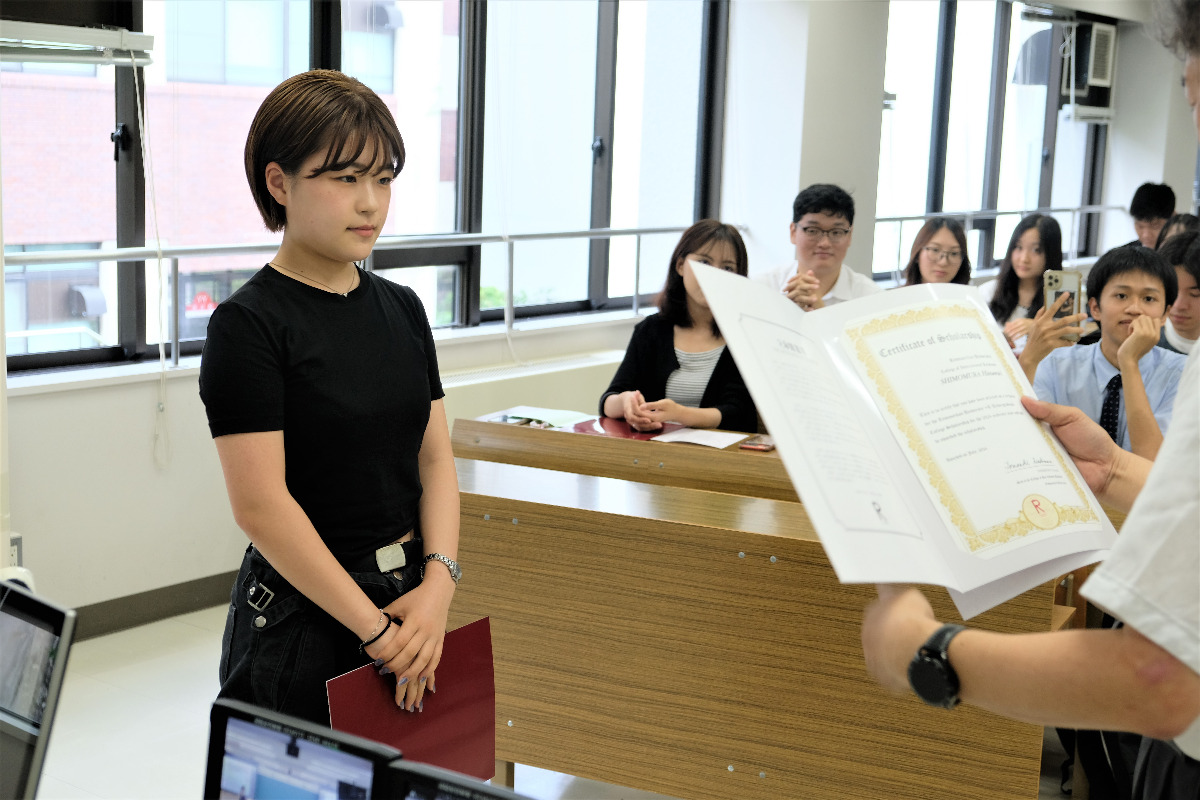 2024春奨学金授与式④