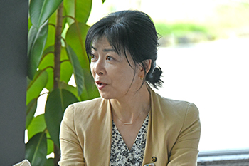 滋賀県競技力向上対策本部　岸本織江本部長（滋賀県副知事）