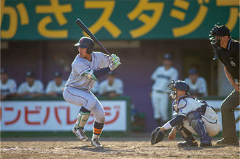 竹内翔汰選手（経営学部4回生）