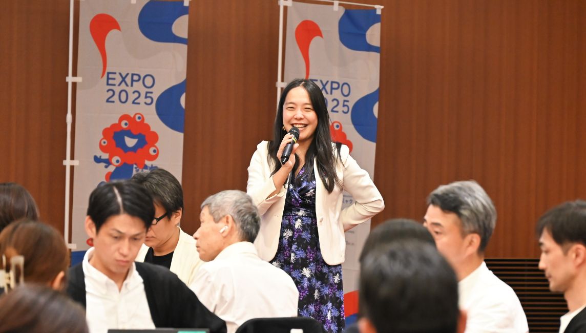 大阪・関西万博シグネチャーパビリオン「いのちの遊び場 クラゲ館」全体会議で附属校教員が企画を提案