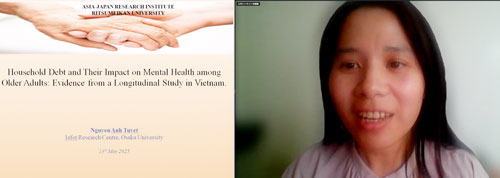 発表を行うDr. Nguyen Anh Tuyet