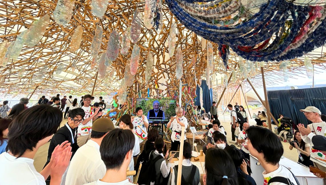 【大阪・関西万博】シグネチャーパビリオン「いのちの遊び場 クラゲ館」で「育てる里山プロジェクト」が里山楽器ワークショップ開催