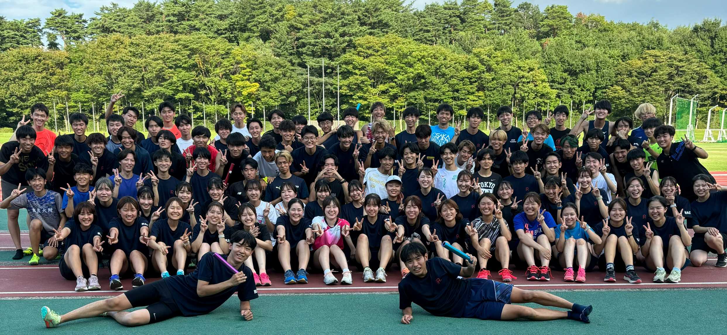 陸上競技同好会写真