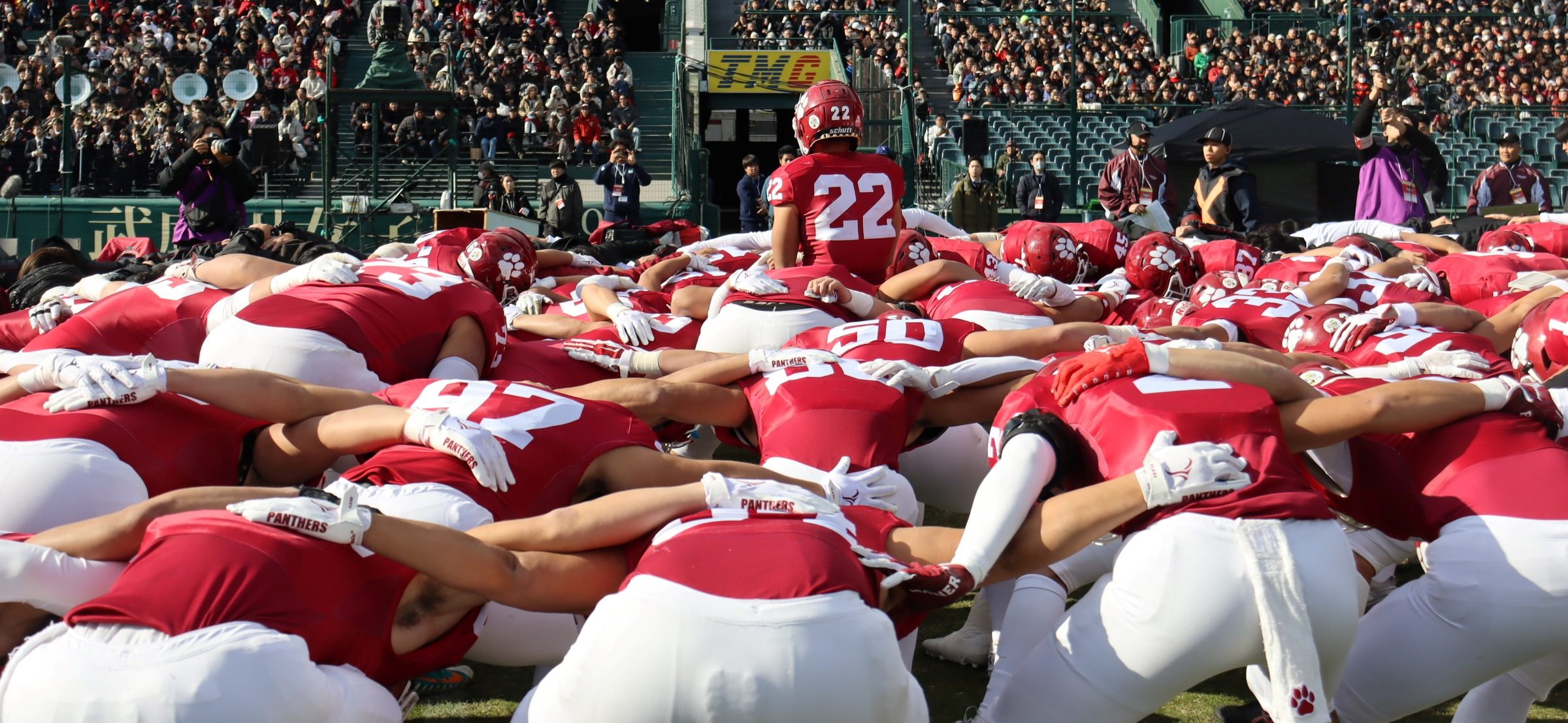 アメリカンフットボール部写真