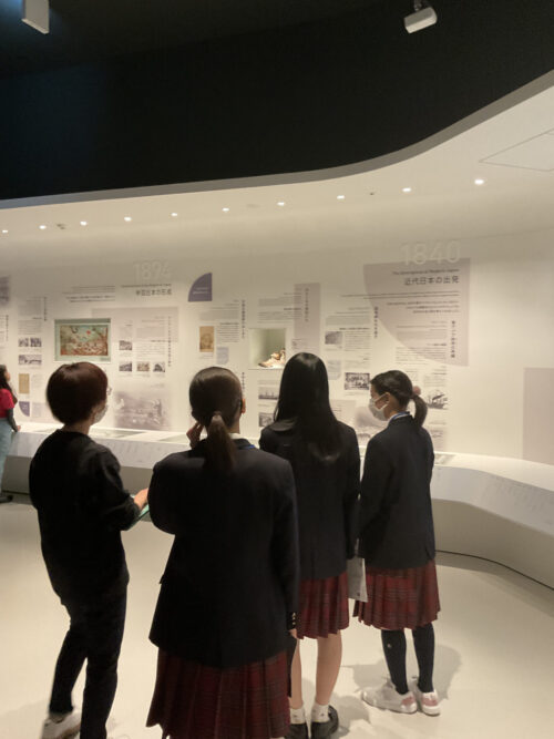 展示室の見学