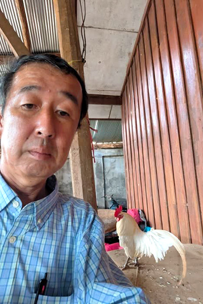 片岡樹先生のお写真