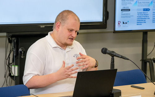 発表を行うDr. Joachim ALT