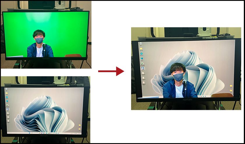 クロマキー合成