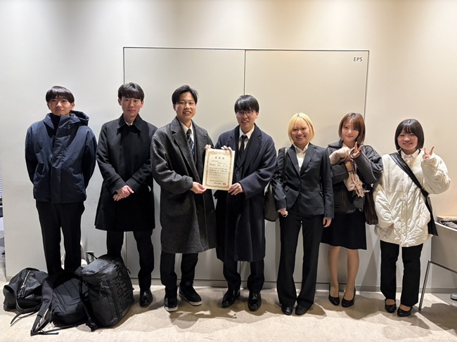 WEST論文研究発表会で市野ゼミのチームが分科会賞を受賞しました！