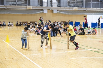 身体を動かすスポーツ系の企画もあらゆるエリアで体験できます