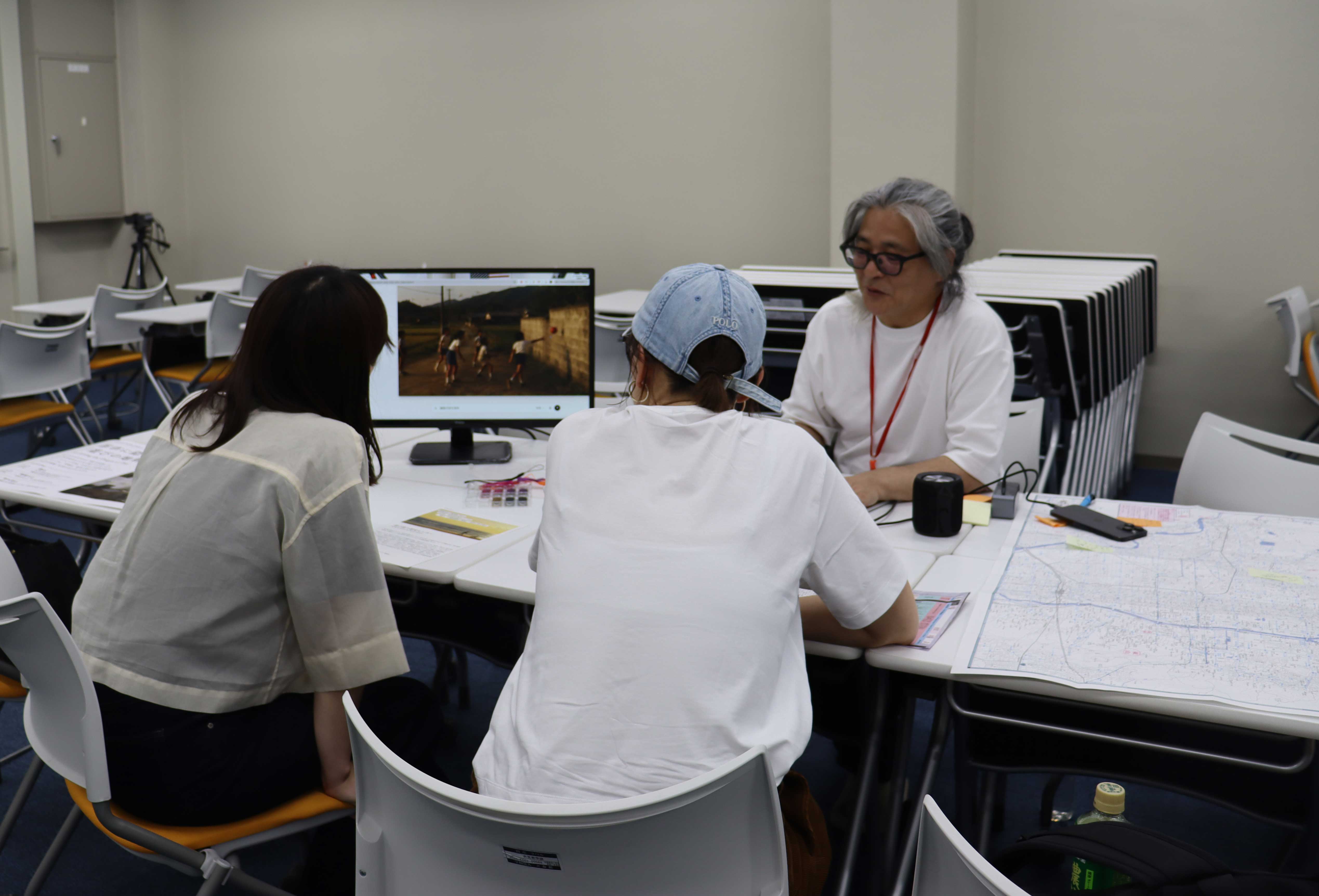 京都の遊びの記憶を映像にするワークショップ