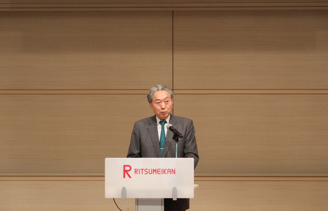 第93代内閣前首相 鳩山由紀夫氏