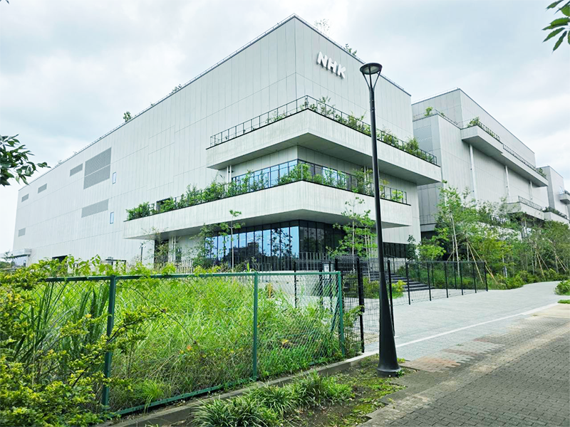 訪問したNHK外観