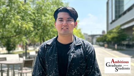 阪井士紋さん（政策科学研究科）