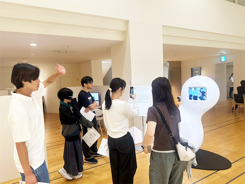 飯田ゼミ見学の様子