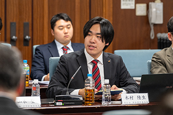 学友会　木村陸生中央常任委員長