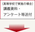 (高等学校で実施の場合)講義資料・アンケート等送付