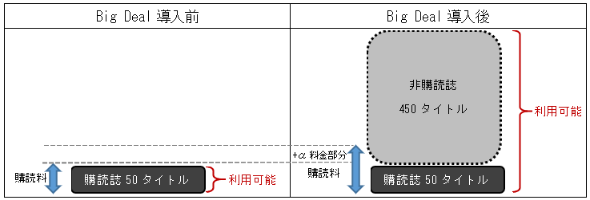 Big Deal導入前後