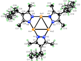 Luminescent liquid-crystalline Au(I) complexes: controlling luminescence through liquid-crystal alignment, figure 1