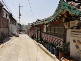 成均館大学の裏にある北村韓屋村