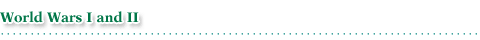 World Wars I and II