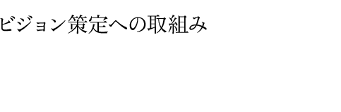 ビジョン策定への取組み