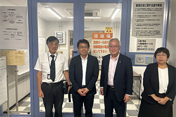 QST古田理事が本学を視察