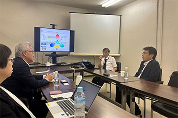 QST古田理事が本学を視察