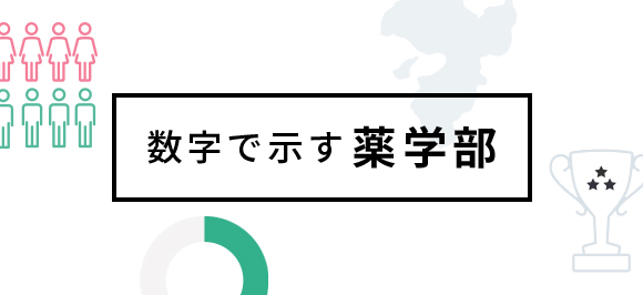 数字で示す 薬学部の強み