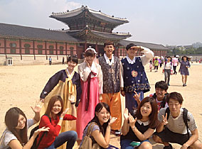 韓国プロジェクトの夏期実習（韓国）の報告