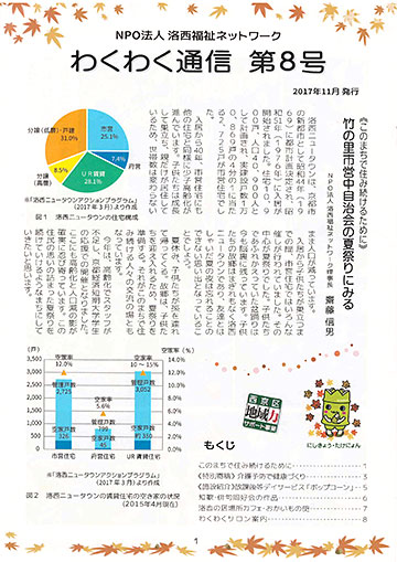 NPO法人 洛西福祉ネットワーク わくわく通信 第8号