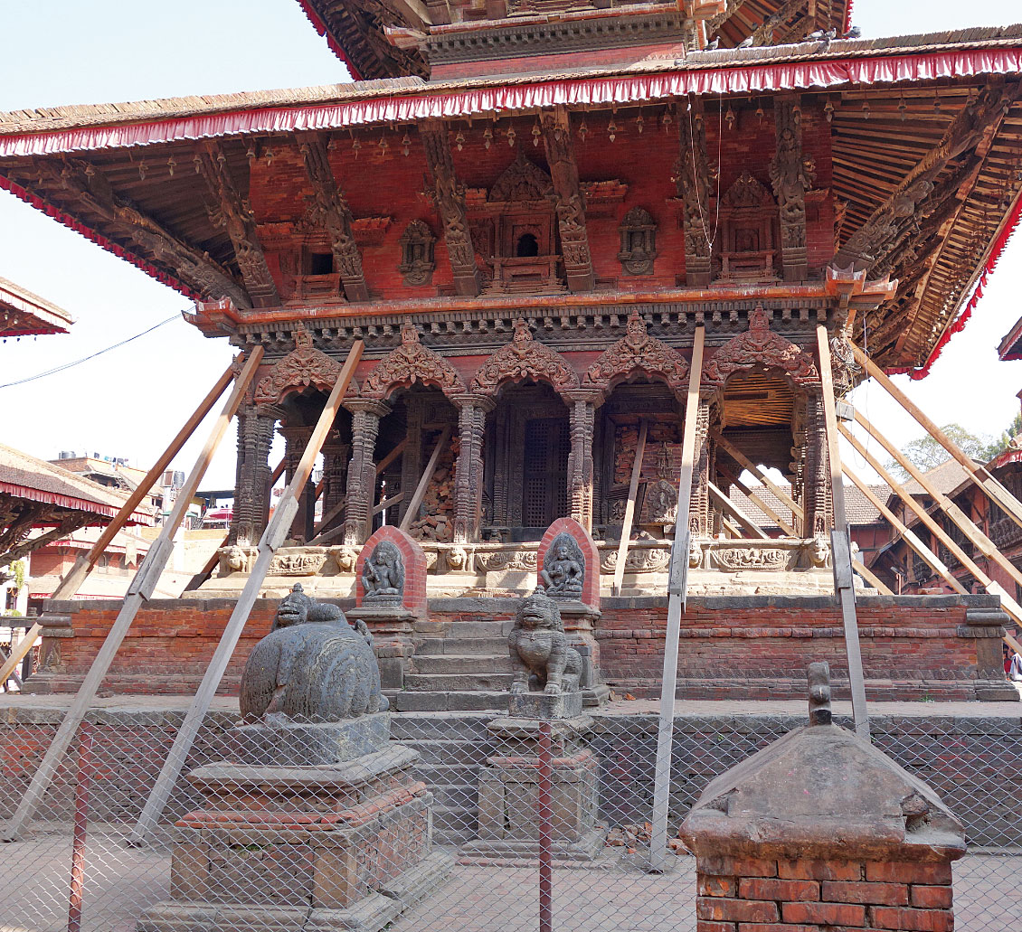 Durbar Square in the Patan region, which suffered from the Gorkha Earthquake
