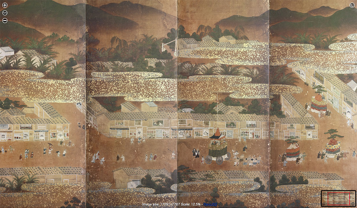 Portal database of Folding Screens of Scenes In and Around Kyoto