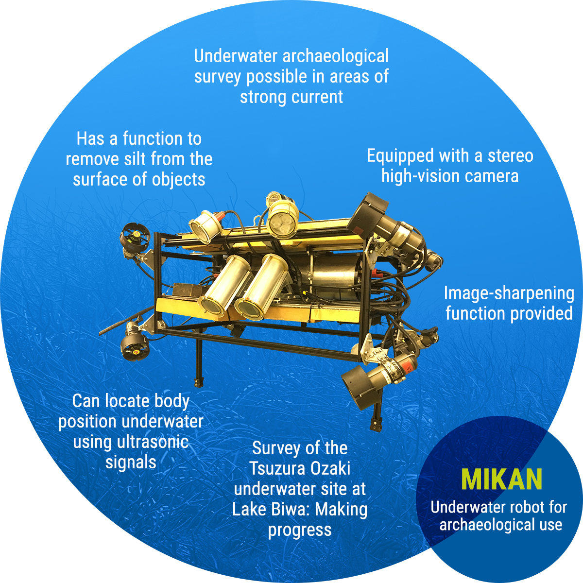 MIKAN: Underwater robot for archaeological use