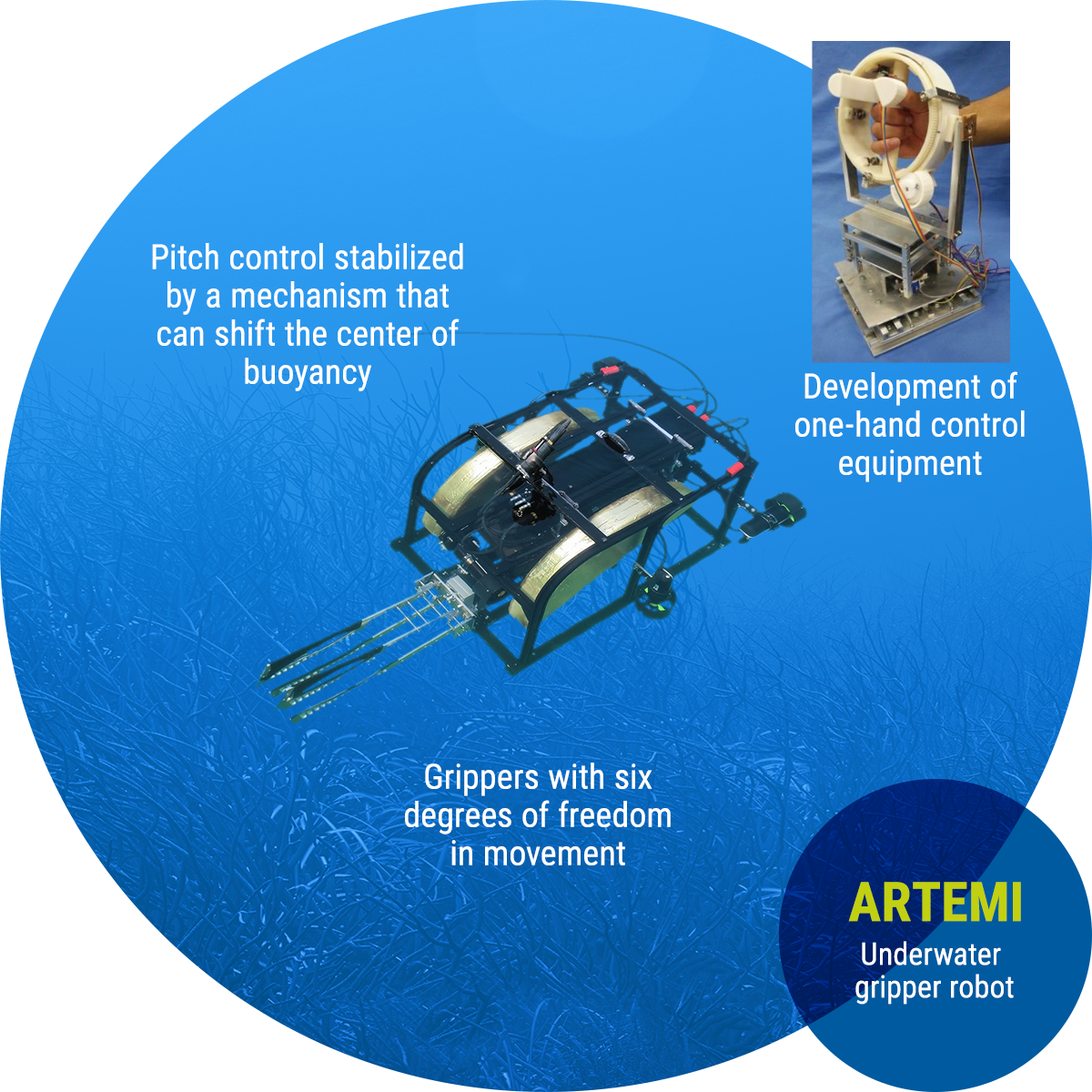 ARTEMI: Underwater gripper robot