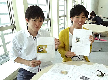 赤井幸輝さん（経済学部3回生）経済学部オリター団　団長（写真：左）山﨑 透さん（生命科学部3回生）生命科学・薬学部オリター団　団長（写真：右）