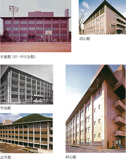 衣笠キャンパス発展の軌跡〜現存する校舎を竣工年順に追う　1970年代 イメージ