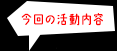 今回の活動内容