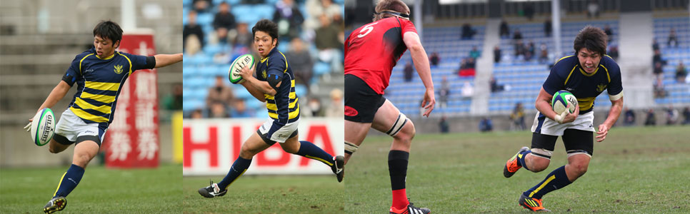 井本 拓也 選手(経済学部4回生)、嶋田 直人 選手(スポーツ健康科学部4回生)