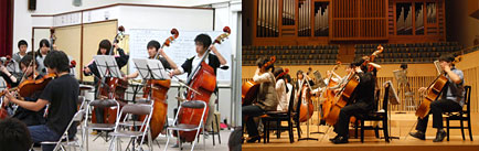 立命館大学交響楽団の練習風景