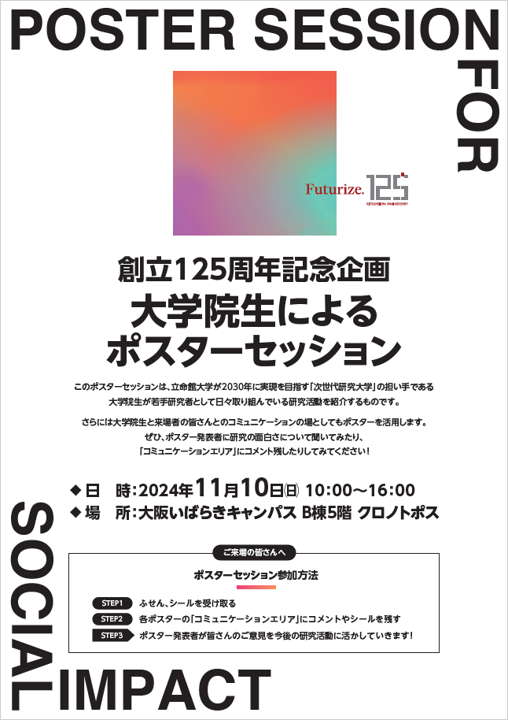 125周年ポスターセッション