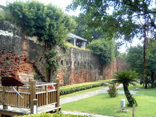 安平古堡の城壁