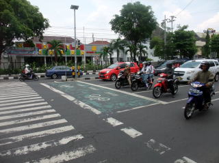 ジョグジャカルタ市内の交通